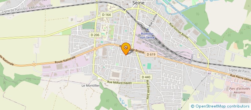 localisation de l'entreprise AU PETIT MARCHE à ROMILLY-SUR-SEINE