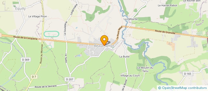 localisation de l'entreprise AU PETIT MARCHE DE CHANTAL à BEAUCHAMPS