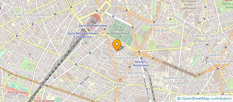 localisation de l'entreprise AU PETIT MARCHE DE LIANCOURT à PARIS