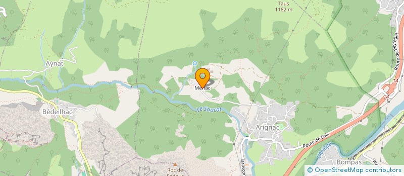 localisation de l'entreprise AU PETIT MENACOIS à ARIGNAC
