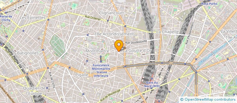 localisation de l'entreprise AU PETIT MIGNON CAFE  PARIS