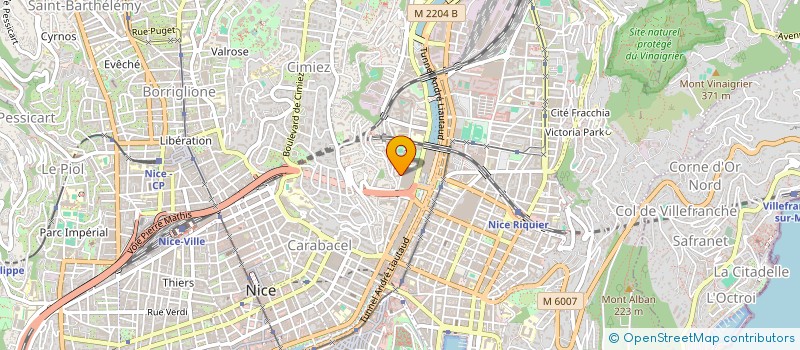 localisation de l'entreprise AU PETIT MITRON à NICE