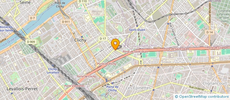 localisation de l'entreprise AU PETIT MITRON à CLICHY