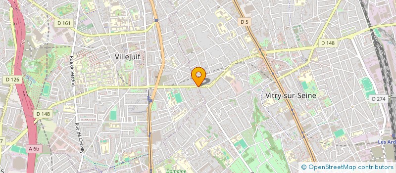localisation de l'entreprise AU PETIT MOULIN à VITRY-SUR-SEINE