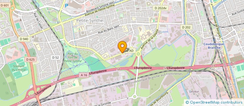 localisation de l'entreprise AU PETIT NUAGE PS à DUNKERQUE