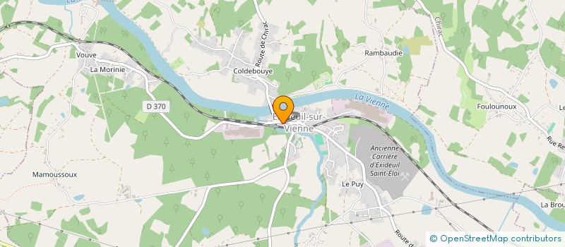 localisation de l'entreprise AU PETIT PAIN D'ANNA  EXIDEUIL-SUR-VIENNE