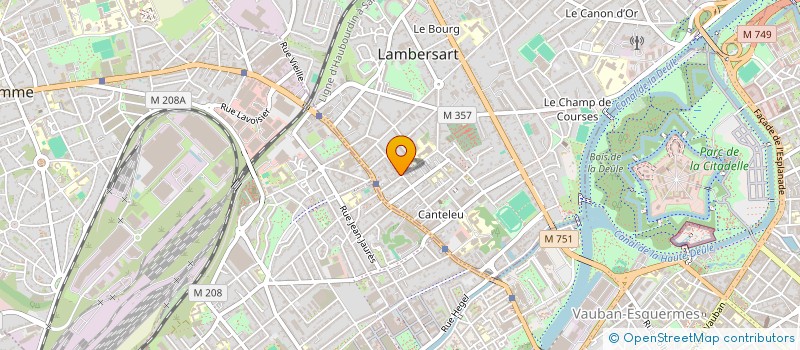localisation de l'entreprise AU PETIT PANIER à LAMBERSART