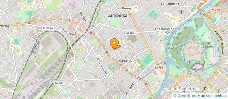 localisation de l'entreprise AU PETIT PANIER à LAMBERSART