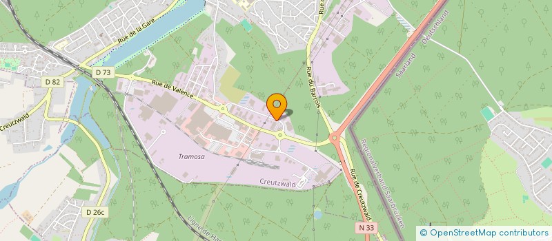 localisation de l'entreprise AU PETIT PARE BRISE  CREUTZWALD