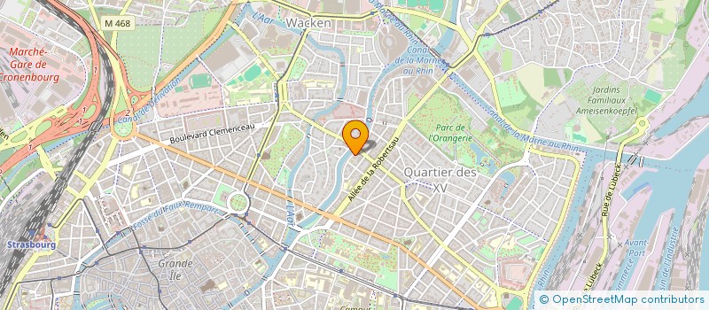 localisation de l'entreprise AU PETIT PARIS à STRASBOURG