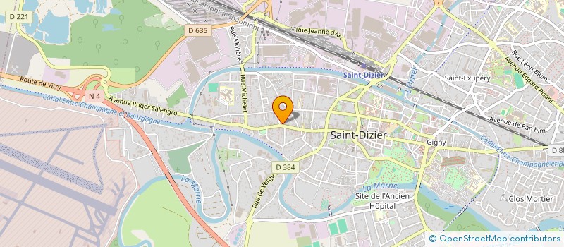 localisation de l'entreprise AU PETIT PARIS à SAINT-DIZIER