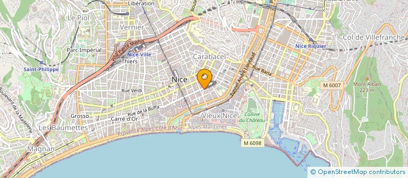 localisation de l'entreprise AU PETIT PLUS à NICE