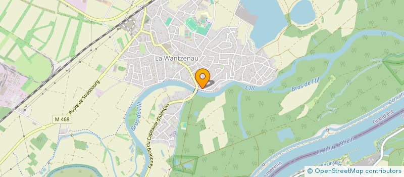 localisation de l'entreprise AU PETIT PONT  LA WANTZENAU