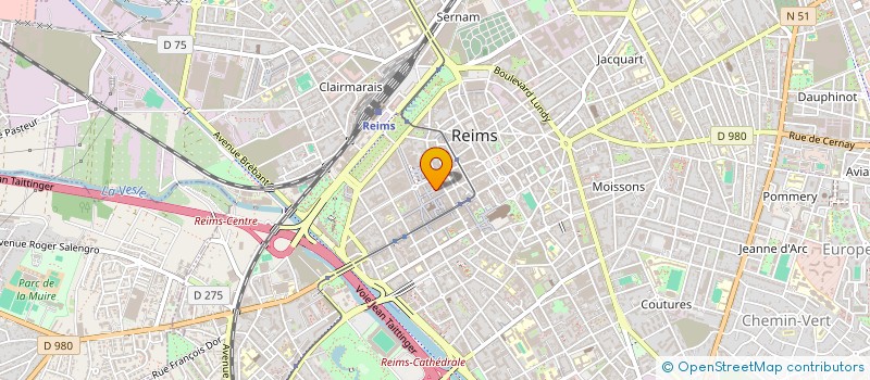 localisation de l'entreprise AU PETIT POUCET à REIMS