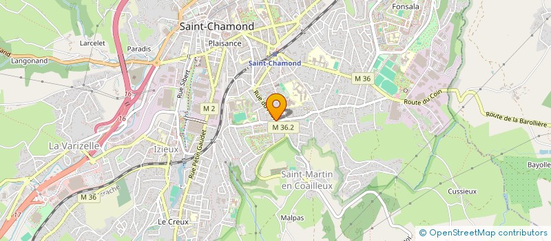 localisation de l'entreprise AU PETIT QUIGNON à SAINT-CHAMOND