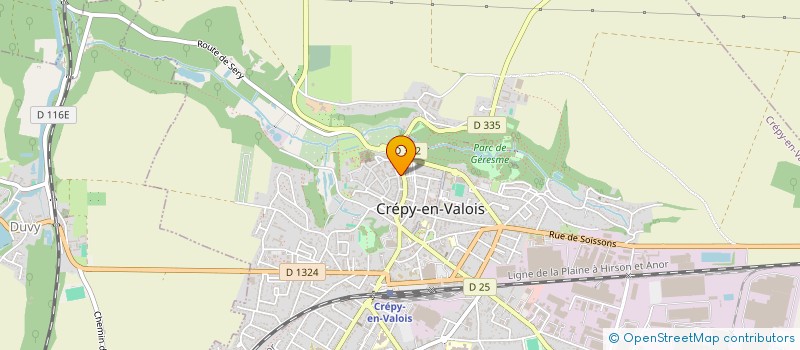 localisation de l'entreprise AU PETIT RAPID à CREPY-EN-VALOIS