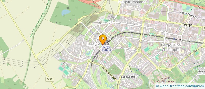 localisation de l'entreprise AU PETIT SABOTIER  CERGY