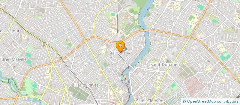 localisation de l'entreprise AU PETIT SALON ST-FELIX à NANTES