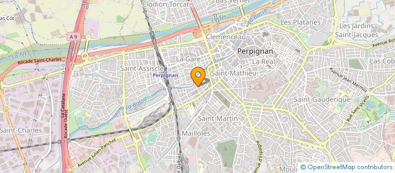 localisation de l'entreprise AU PETRIN D'ARAGO à PERPIGNAN