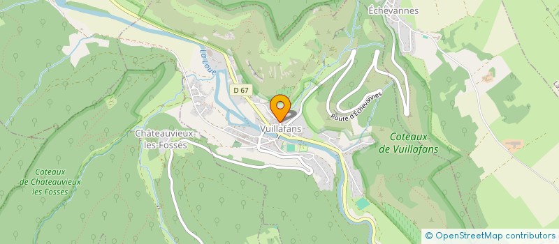 localisation de l'entreprise AU PETRIN DE CHRISTELLE  VUILLAFANS