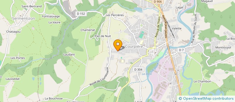 localisation de l'entreprise AU PHIL DES VINS à COURPIERE