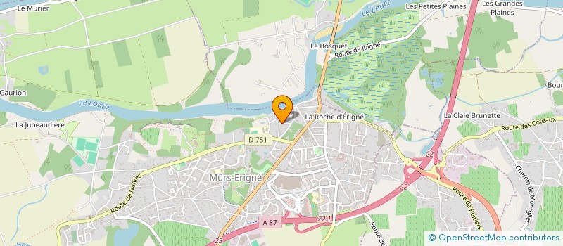 localisation de l'entreprise AU PIED D'UN CEDRE à MURS-ERIGNE