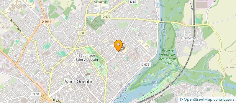 localisation de l'entreprise AU PIED DE COCHON à SAINT-QUENTIN