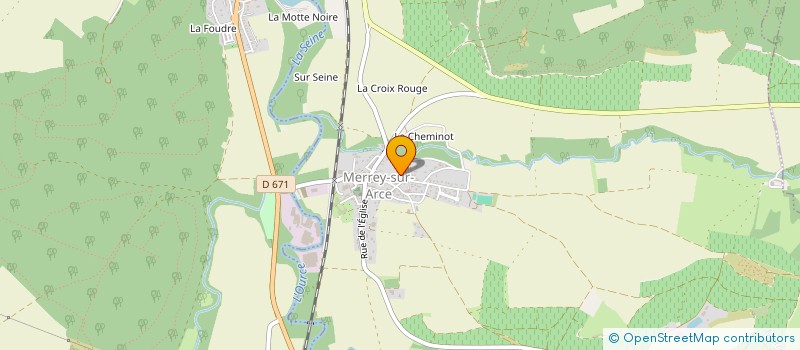 localisation de l'entreprise AU PIED DE LA TOUR à BAR-SUR-SEINE