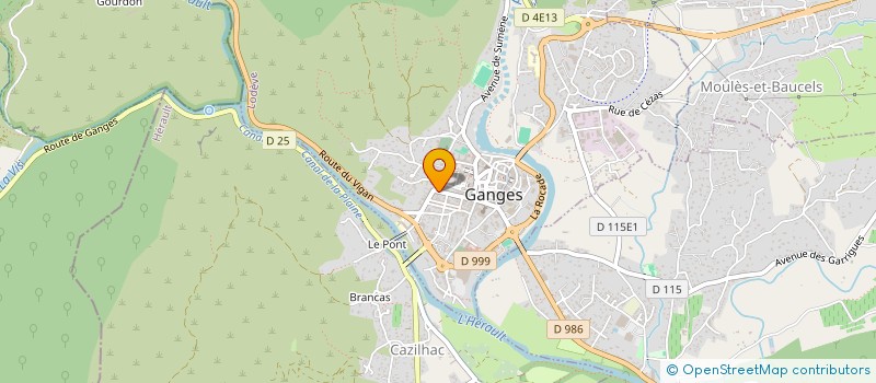localisation de l'entreprise AU PIED DE MON ARBRE à GANGES
