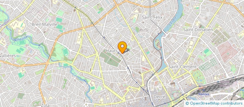 localisation de l'entreprise AU PIED DE NEZ à NANTES