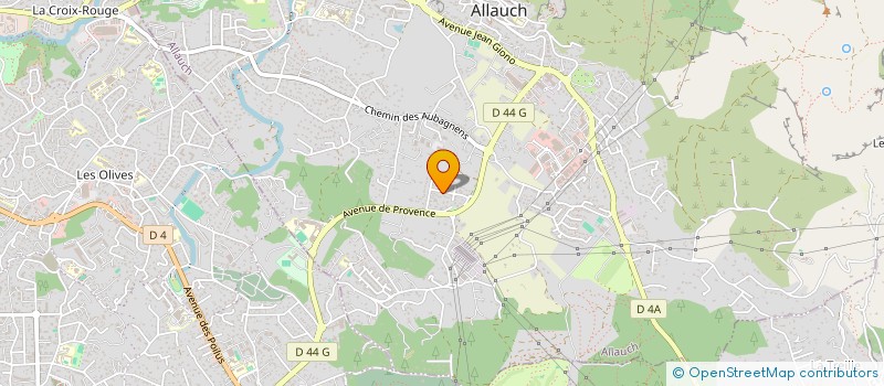 localisation de l'entreprise AU PIED DU GARLABAN à AUBAGNE