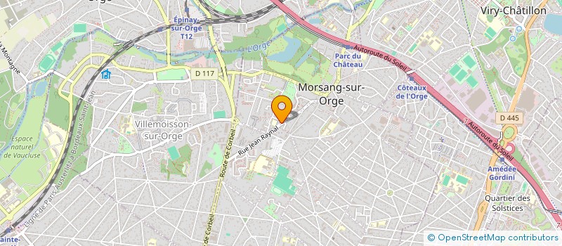 localisation de l'entreprise AU PIED DU MUR  MORSANG-SUR-ORGE