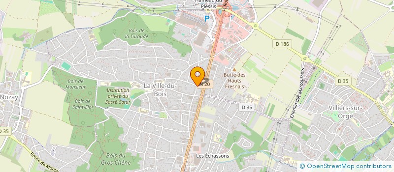localisation de l'entreprise AU PIED DU PERON à LA VILLE-DU-BOIS