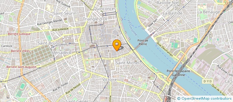 localisation de l'entreprise AU PIED DU SYCOMORE  BORDEAUX