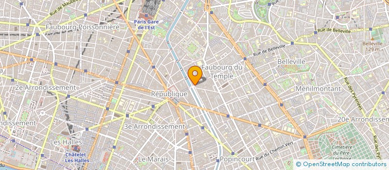 localisation de l'entreprise AU PIED MIGNON SA à PARIS 10
