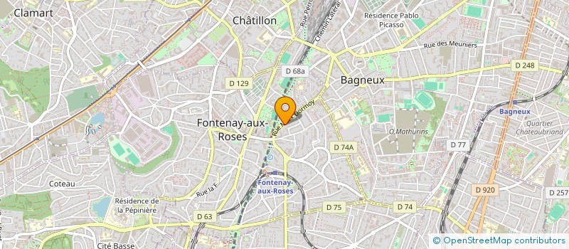 localisation de l'entreprise AU PIGEON VOYAGEUR à FONTENAY-AUX-ROSES
