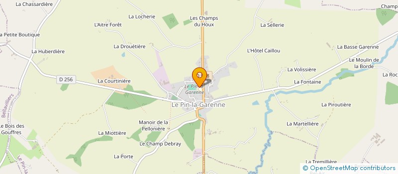 localisation de l'entreprise AU PION LA GARENNE à LE PIN-LA-GARENNE