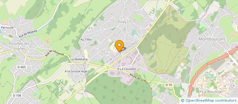 localisation de l'entreprise AU PIREY à PIREY