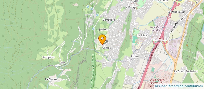 localisation de l'entreprise AU PLAISIR D'APPRENDRE  CLAIX