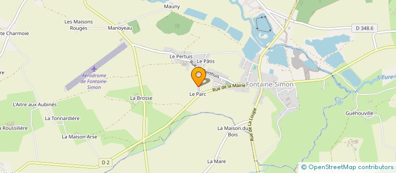 localisation de l'entreprise AU PLAISIR D'OFFRIR à SAINT-DENIS-DES-PUITS