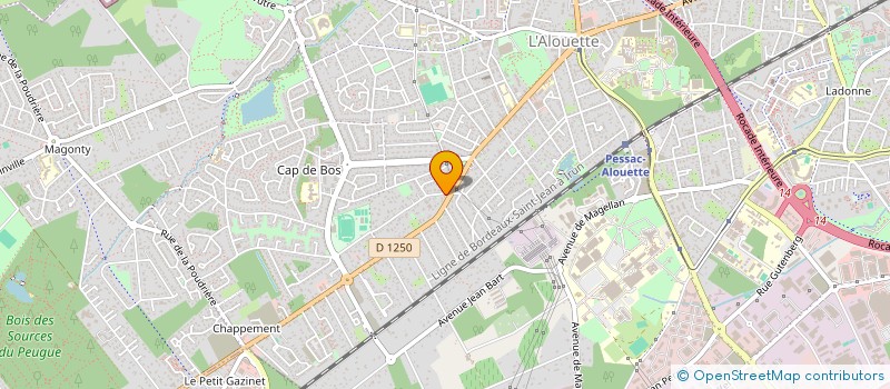 localisation de l'entreprise AU PLAISIR DE BIEN MANGER  PESSAC