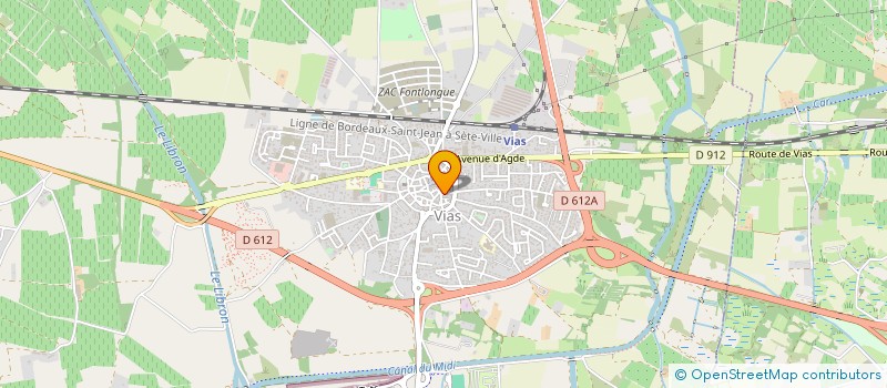 localisation de l'entreprise AU PLAISIR DE CHANTER  VIAS