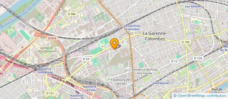 localisation de l'entreprise AU PLAISIR DE LA GARENNE à LA GARENNE-COLOMBES