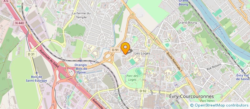 localisation de l'entreprise AU PLAISIR DE LIRE à EVRY-COURCOURONNES