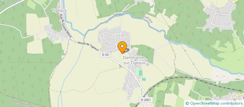 localisation de l'entreprise AU PLAISIR DE LIRE  DAMMARTIN-SUR-TIGEAUX