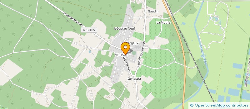 localisation de l'entreprise AU PLAISIR DE PEINDRE à VENSAC