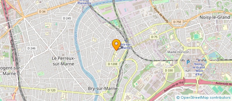 localisation de l'entreprise AU PLAISIR DE VOIR à BRY SUR MARNE