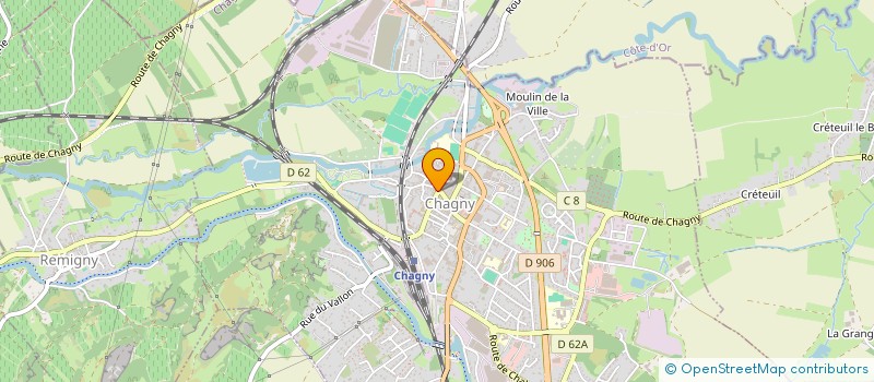 localisation de l'entreprise AU PLAISIR DES FLEURS  CHAGNY