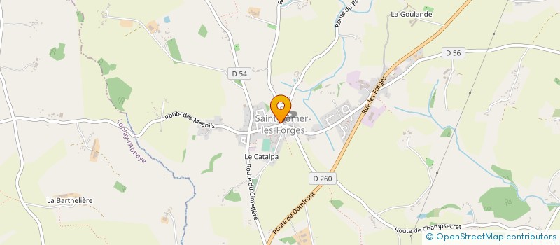 localisation de l'entreprise AU PLAISIR DES PAPILLES à SAINT-BOMER-LES-FORGES