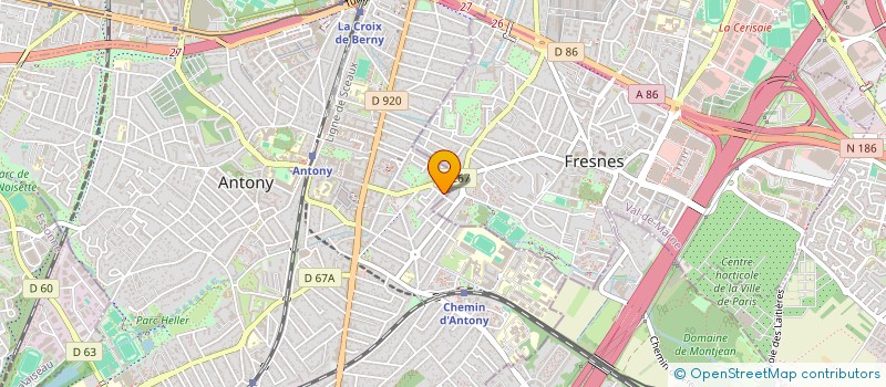 localisation de l'entreprise AU PLAISIR DIT VIN à ANTONY